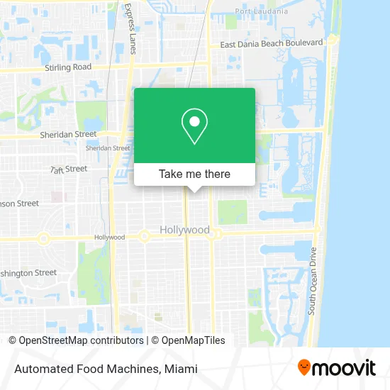Automated Food Machines map