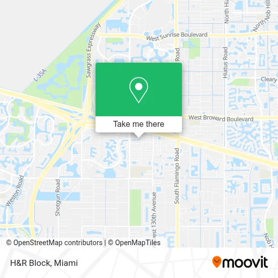 H&R Block map