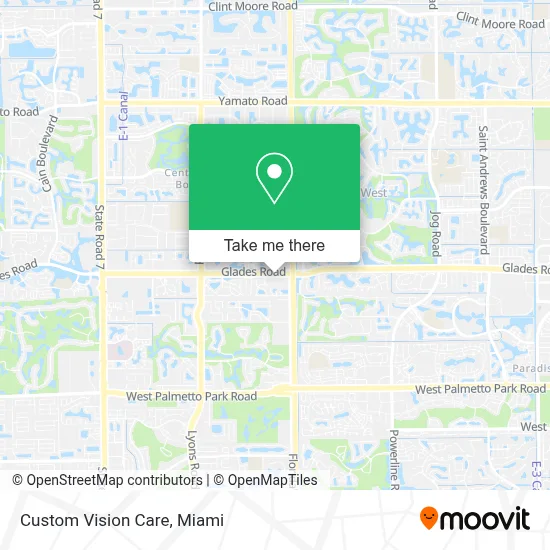 Custom Vision Care map