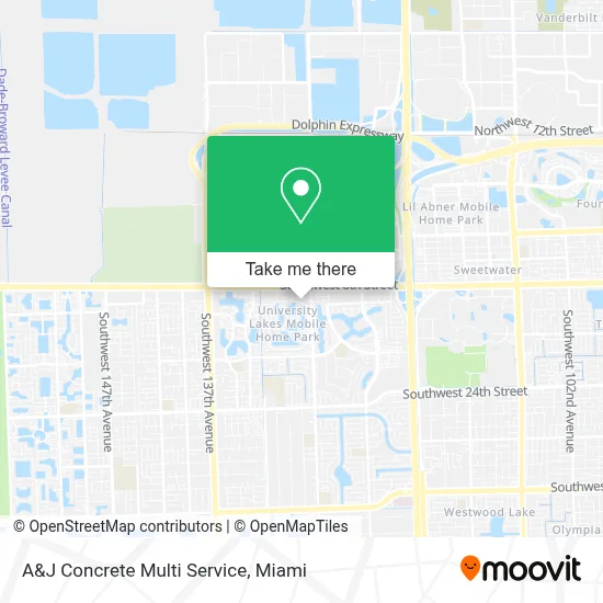 A&J Concrete Multi Service map