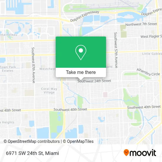 6971 SW 24th St map