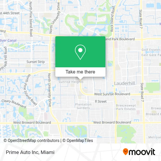 Prime Auto Inc map