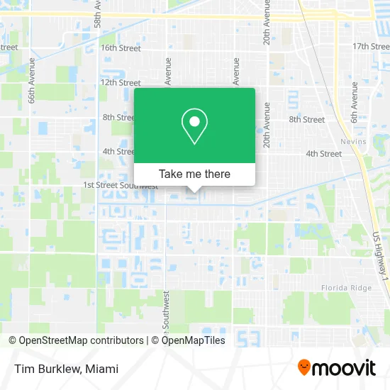 Tim Burklew map