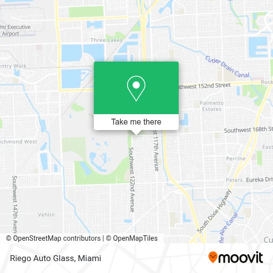 Riego Auto Glass map