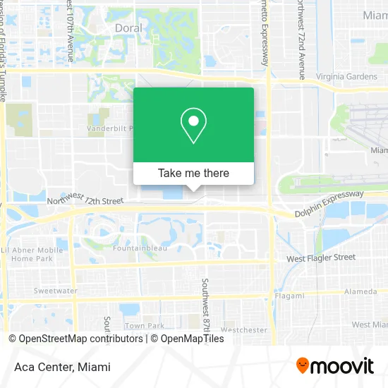Aca Center map