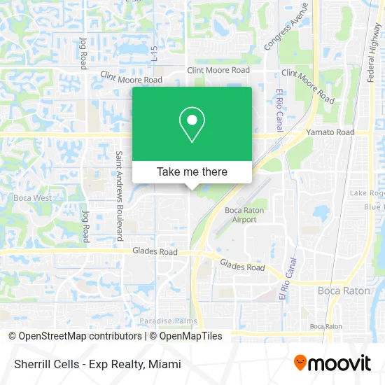 Sherrill Cells - Exp Realty map
