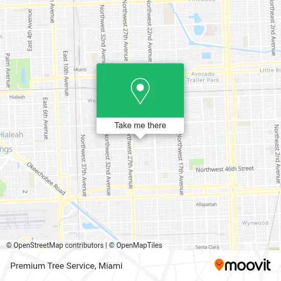Premium Tree Service map