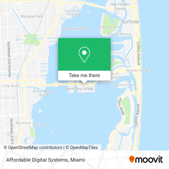Affordable Digital Systems map