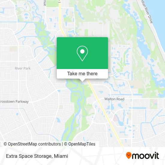 Extra Space Storage map