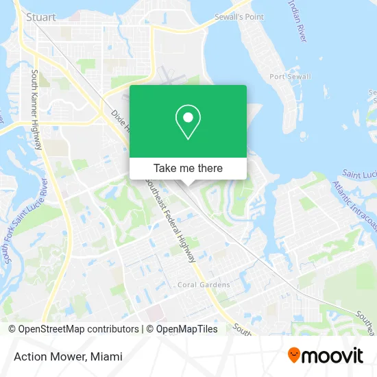 Action Mower map