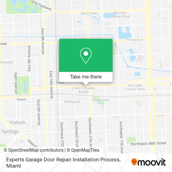Experts Garage Door Repair Installation Process map