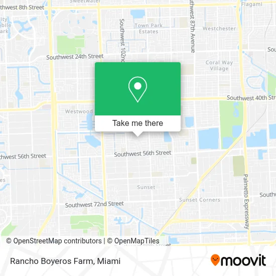 Rancho Boyeros Farm map