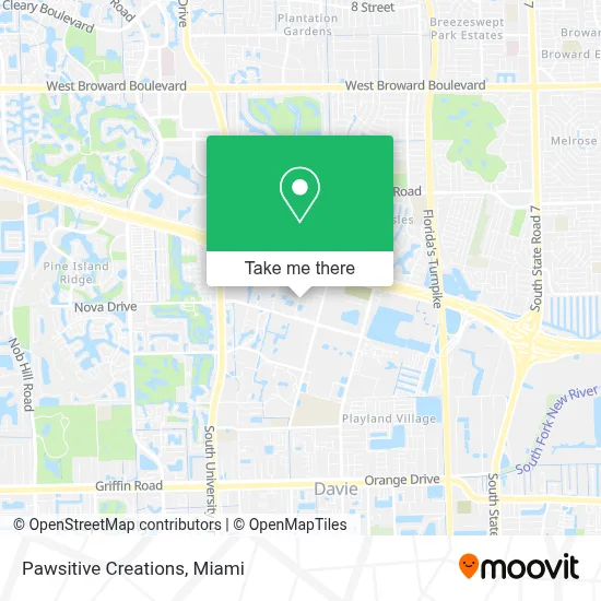 Pawsitive Creations map