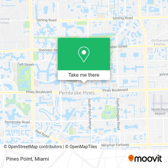 Pines Point map