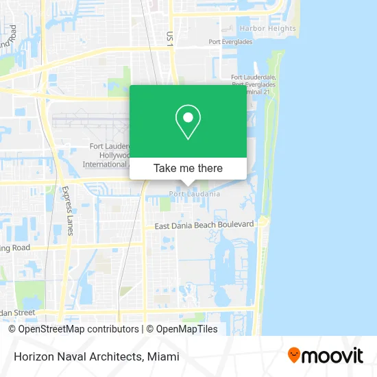 Horizon Naval Architects map