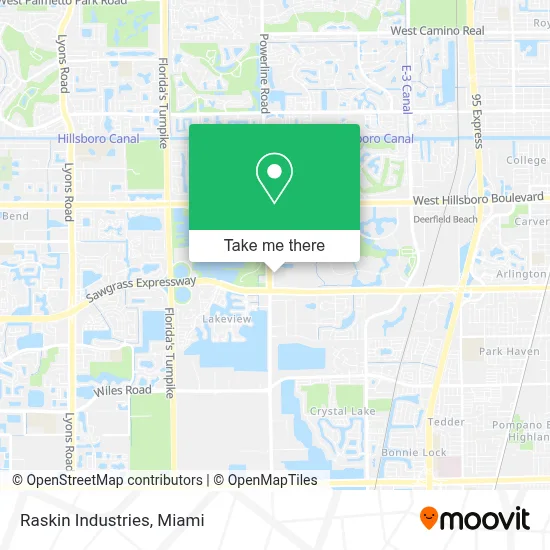 Raskin Industries map