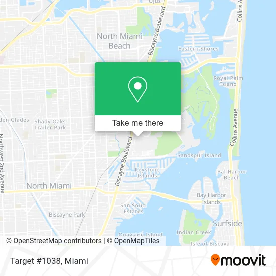 Target #1038 map