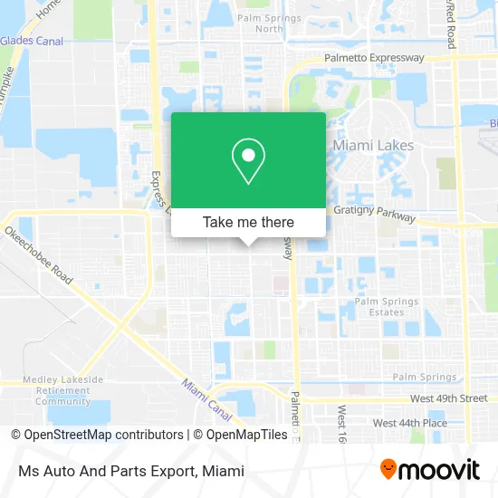 Ms Auto And Parts Export map