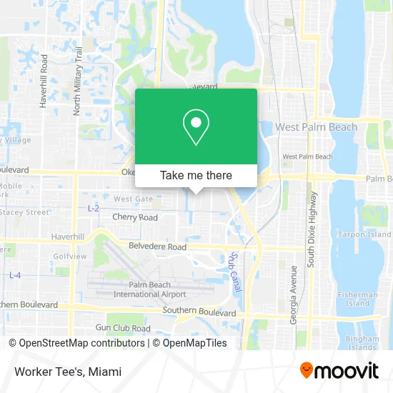 Worker Tee's map