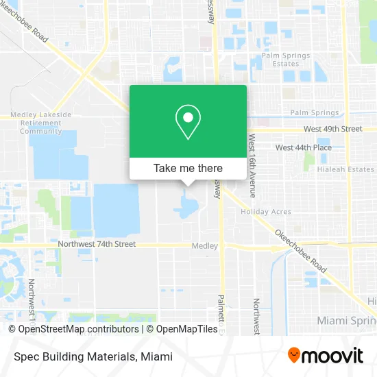 Spec Building Materials map