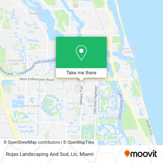 Rojas Landscaping And Sod, Llc map