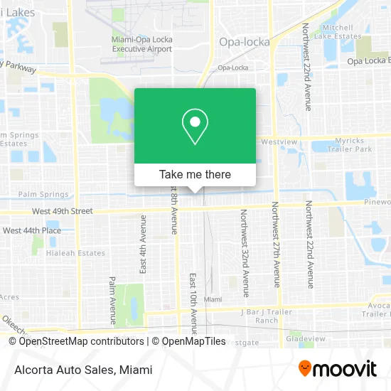Alcorta Auto Sales map