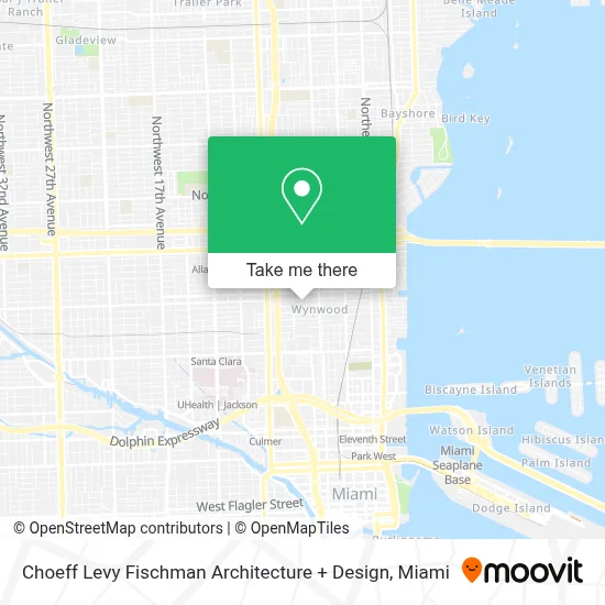 Choeff Levy Fischman Architecture + Design map