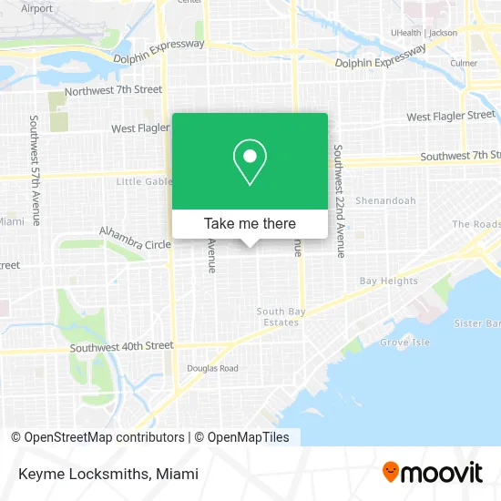 Keyme Locksmiths map
