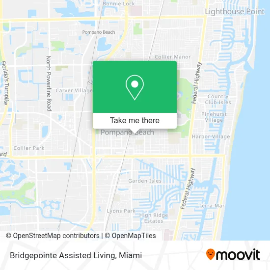 Bridgepointe Assisted Living map
