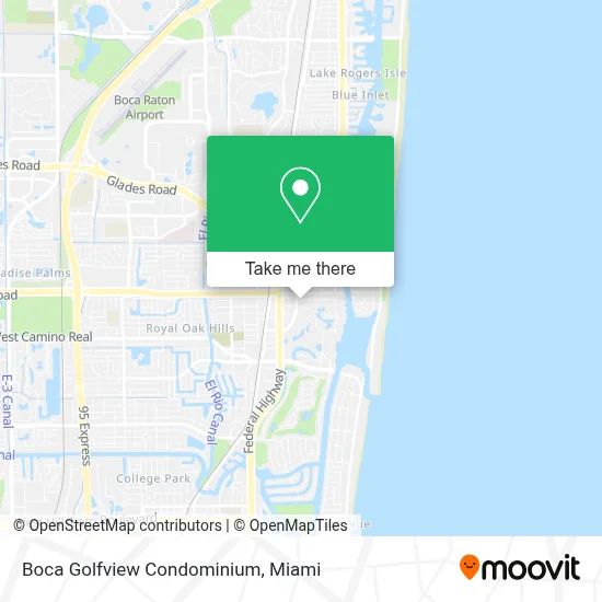 Boca Golfview Condominium map