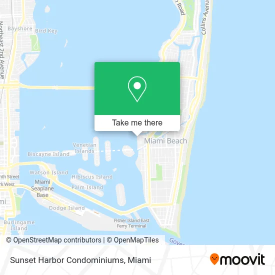 Sunset Harbor Condominiums map