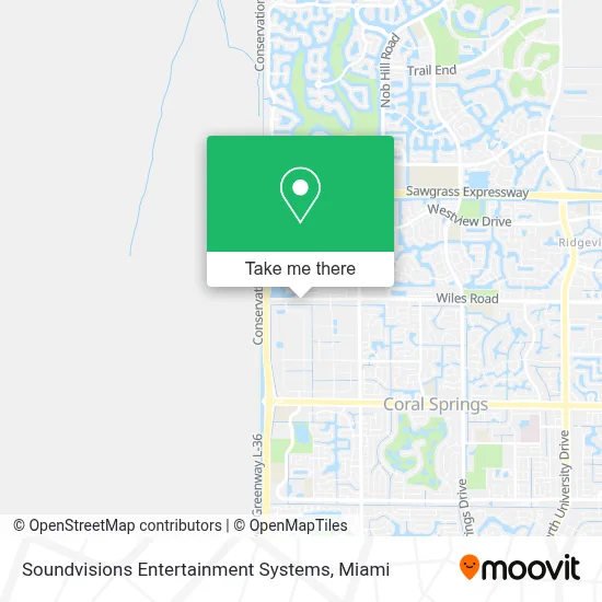 Soundvisions Entertainment Systems map