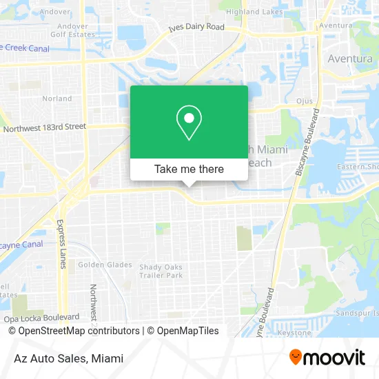 Az Auto Sales map