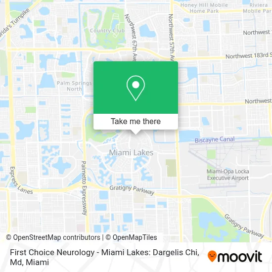 First Choice Neurology - Miami Lakes: Dargelis Chi, Md map