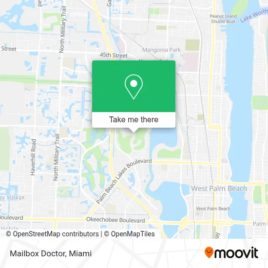 Mailbox Doctor map