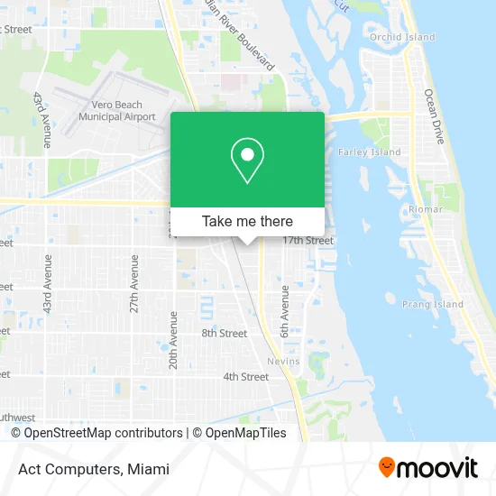 Act Computers map