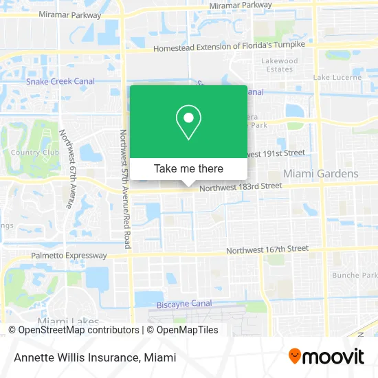 Annette Willis Insurance map