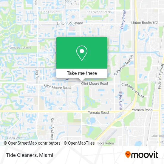 Tide Cleaners map