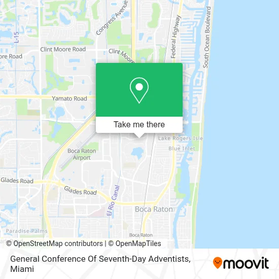 General Conference Of Seventh-Day Adventists map