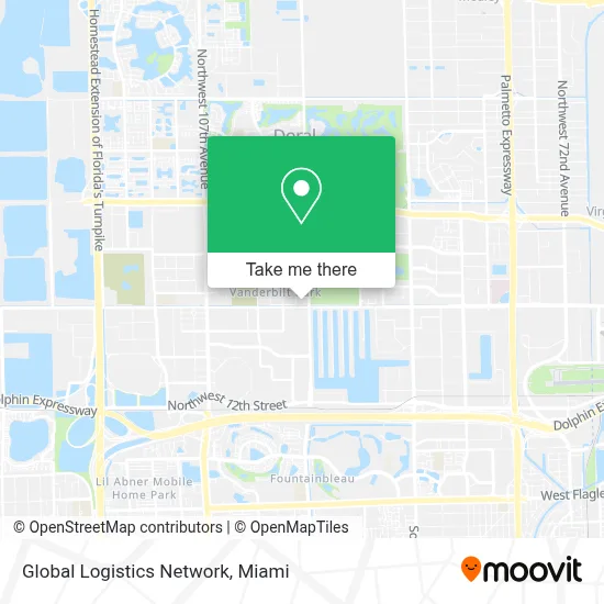 Global Logistics Network map