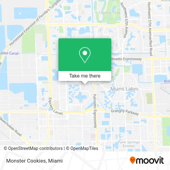 Monster Cookies map