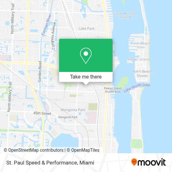 St. Paul Speed & Performance map
