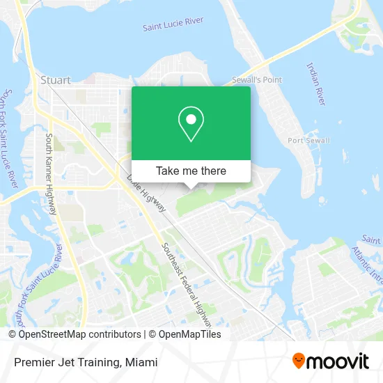 Premier Jet Training map
