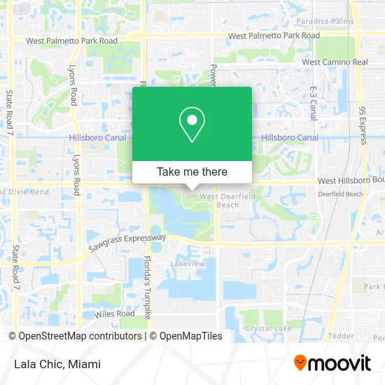 Lala Chic map