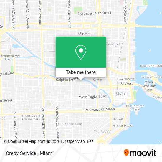 Credy Service. map