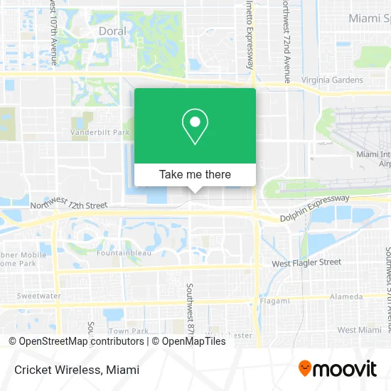 Cricket Wireless map