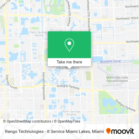 Rango Technologies - It Service Miami Lakes map