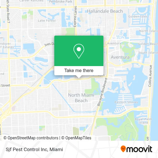 Sjf Pest Control Inc map