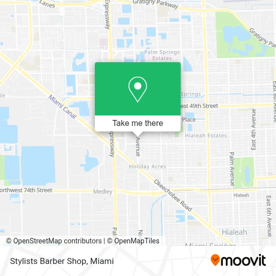 Stylists Barber Shop map