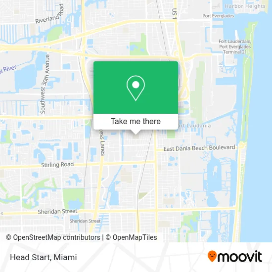 Head Start map